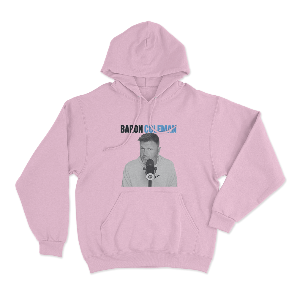 Baron Coleman Portrait Unisex Hoodie Pink Baron Coleman Portrait Unisex Hoodie Pink