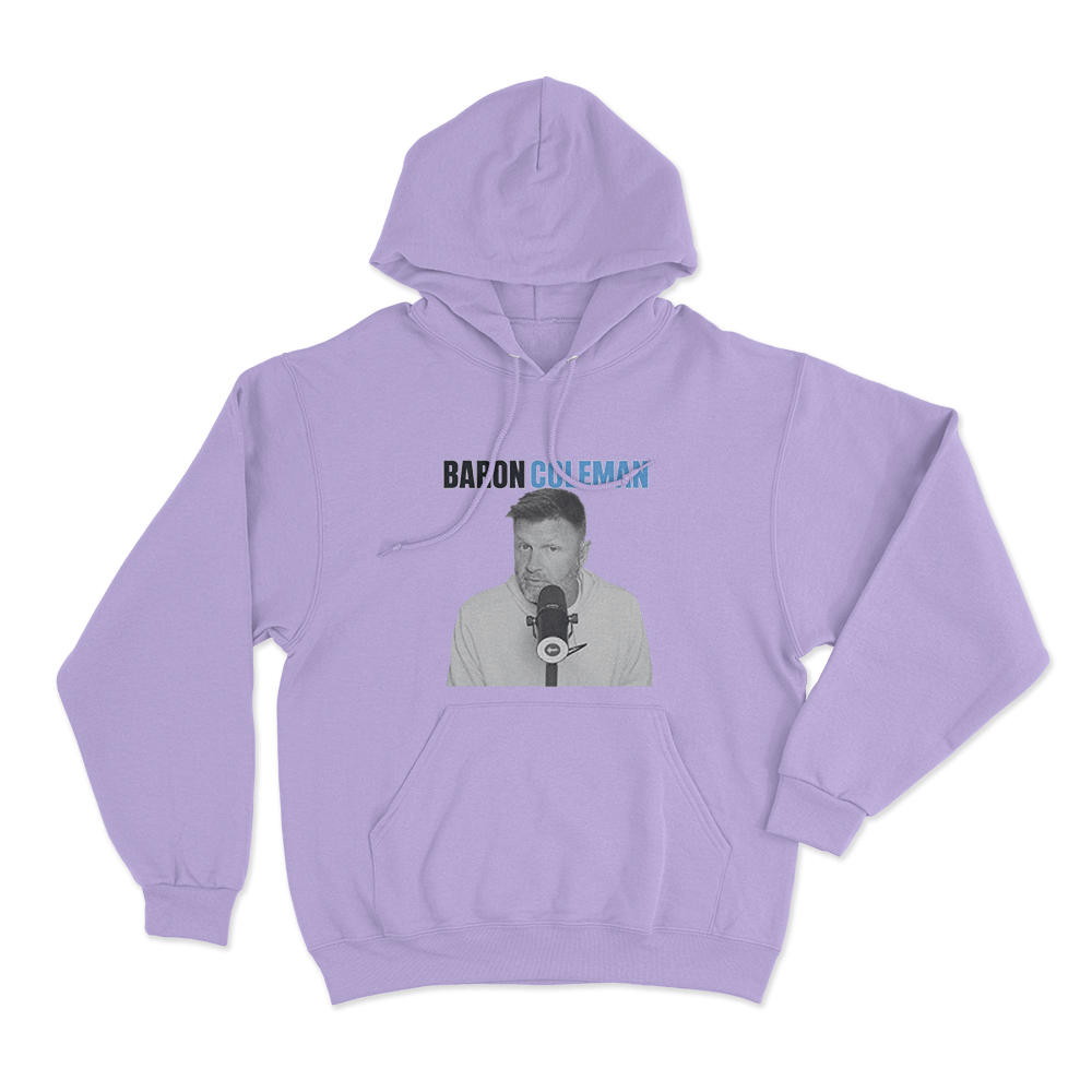 Baron Coleman Portrait Unisex Hoodie Purple Baron Coleman Portrait Unisex Hoodie Purple